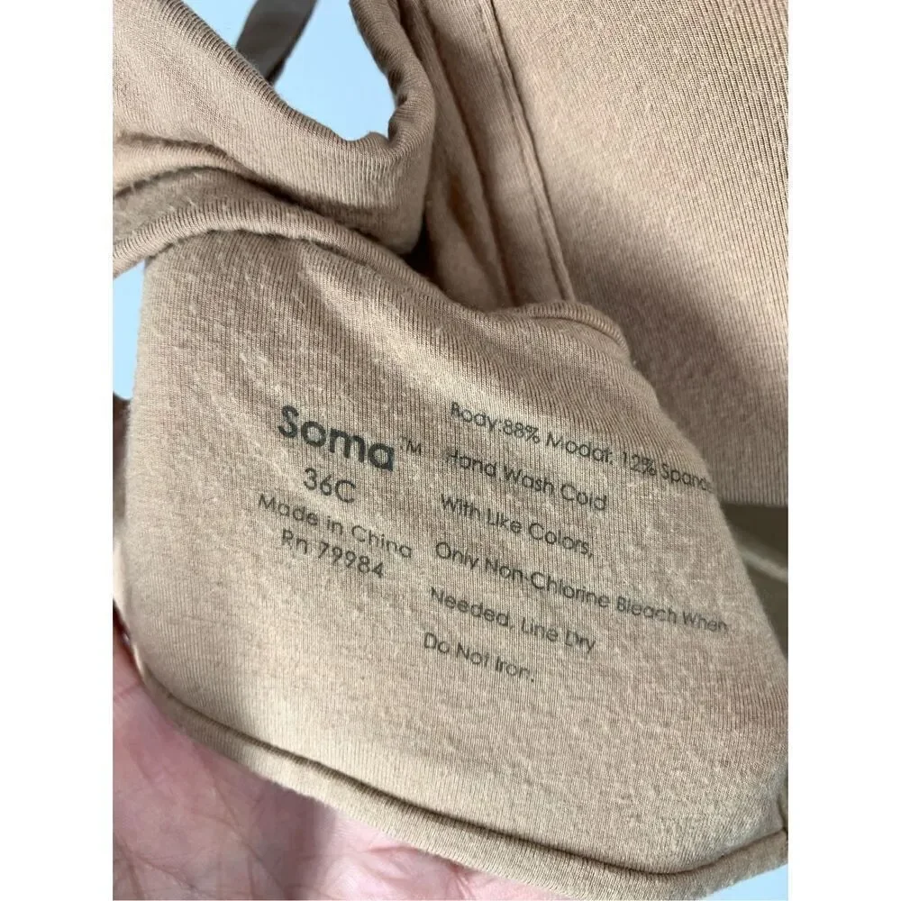 Soma Embraceable full coverage underwire t-shirt bra Size 36C